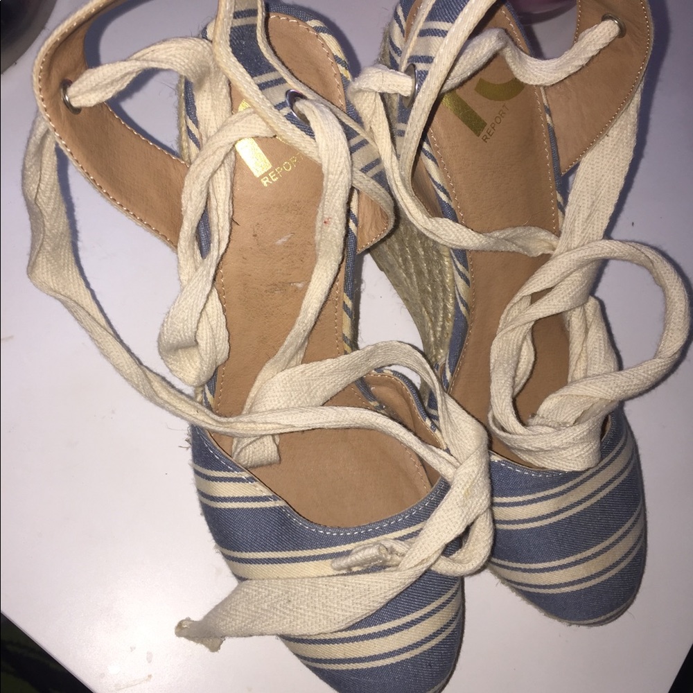 Cute stripeed wedges